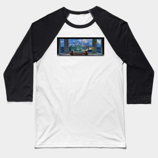 Ship in a Bottle Baseball T-Shirt